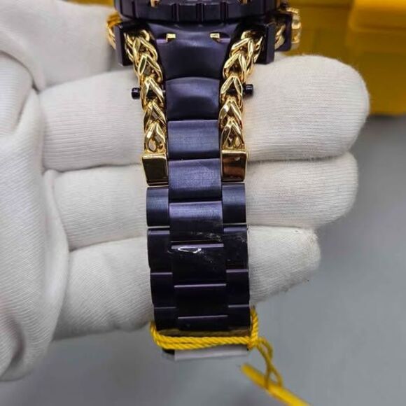 Invicta Gladiator Women\'s Watch w/ Mother of Pearl Dial - 43.2mm. Gold. Purple main image 7